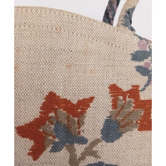 VTG Margaret Smith Floral Tapestry Lg Top Handle Bag USA - Picture 10 of 10